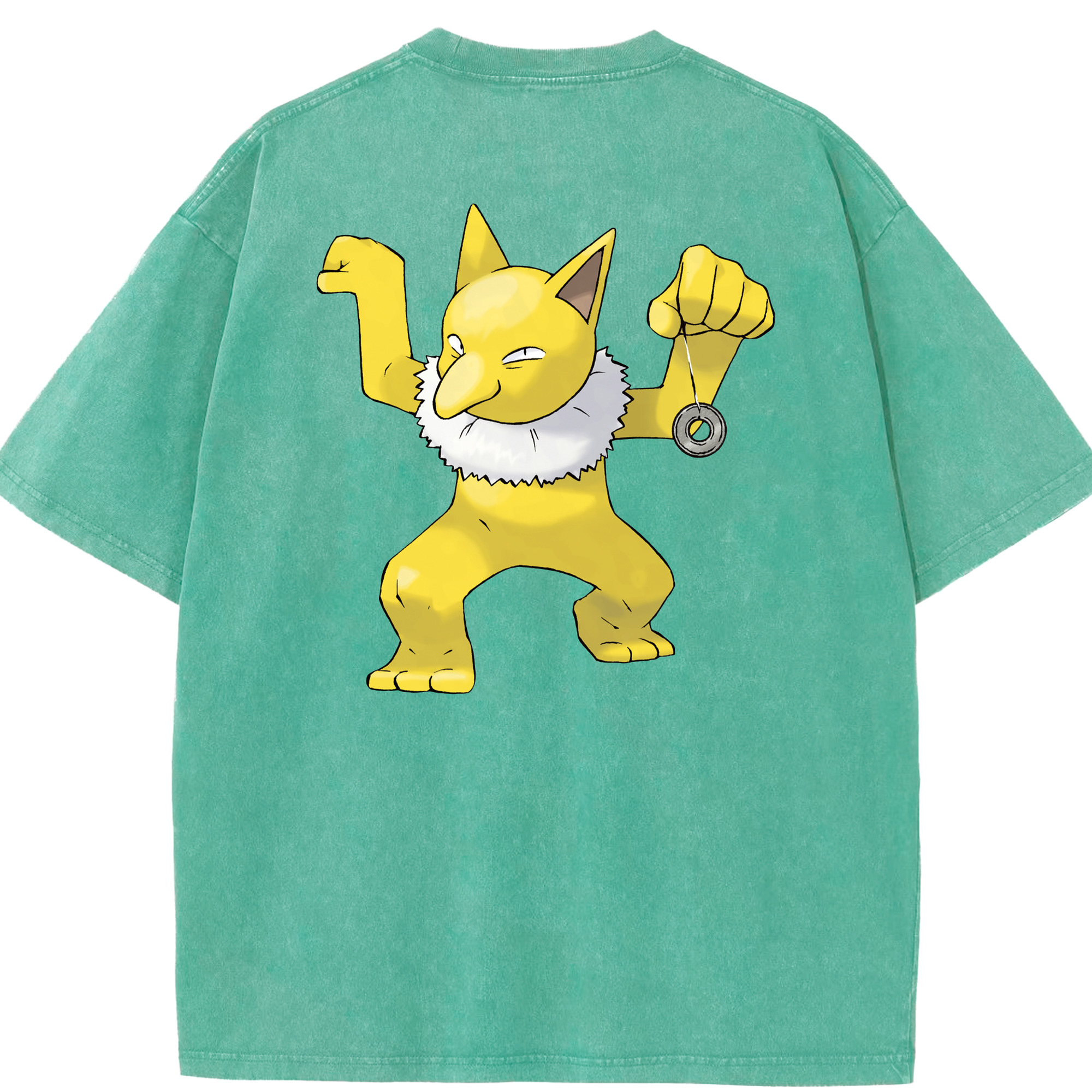 （画像用） ポケットモンスター Pokémon 綿100% ヴィンテージ風 半袖Tシャツ（背面プリント）
